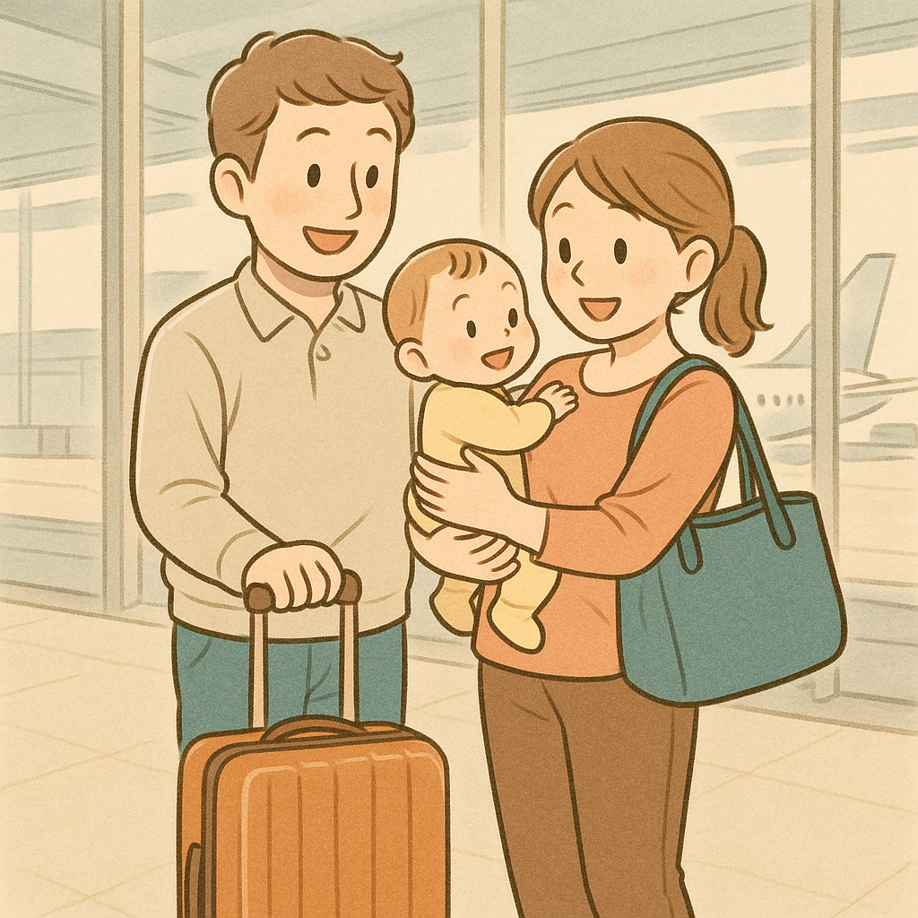 赤ちゃんと海外旅行